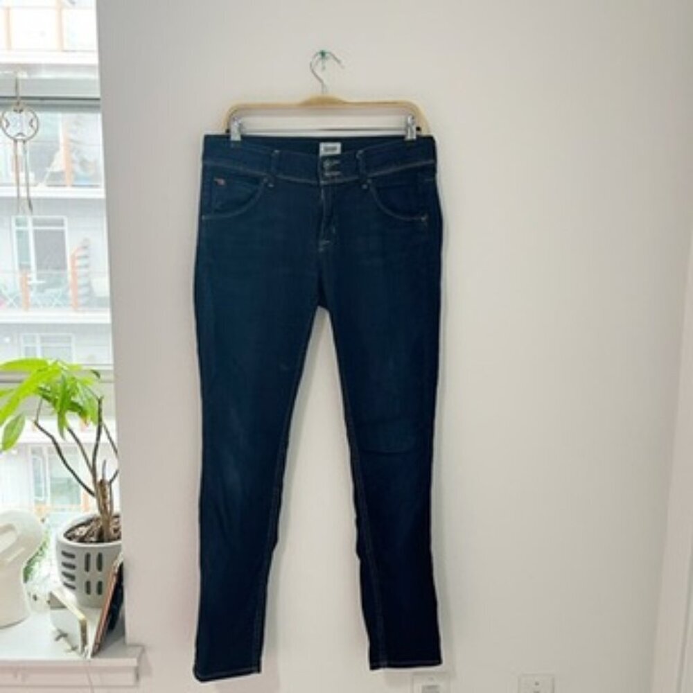 Hudson Beth Mid Rise Baby Skinny Jeans Size 29